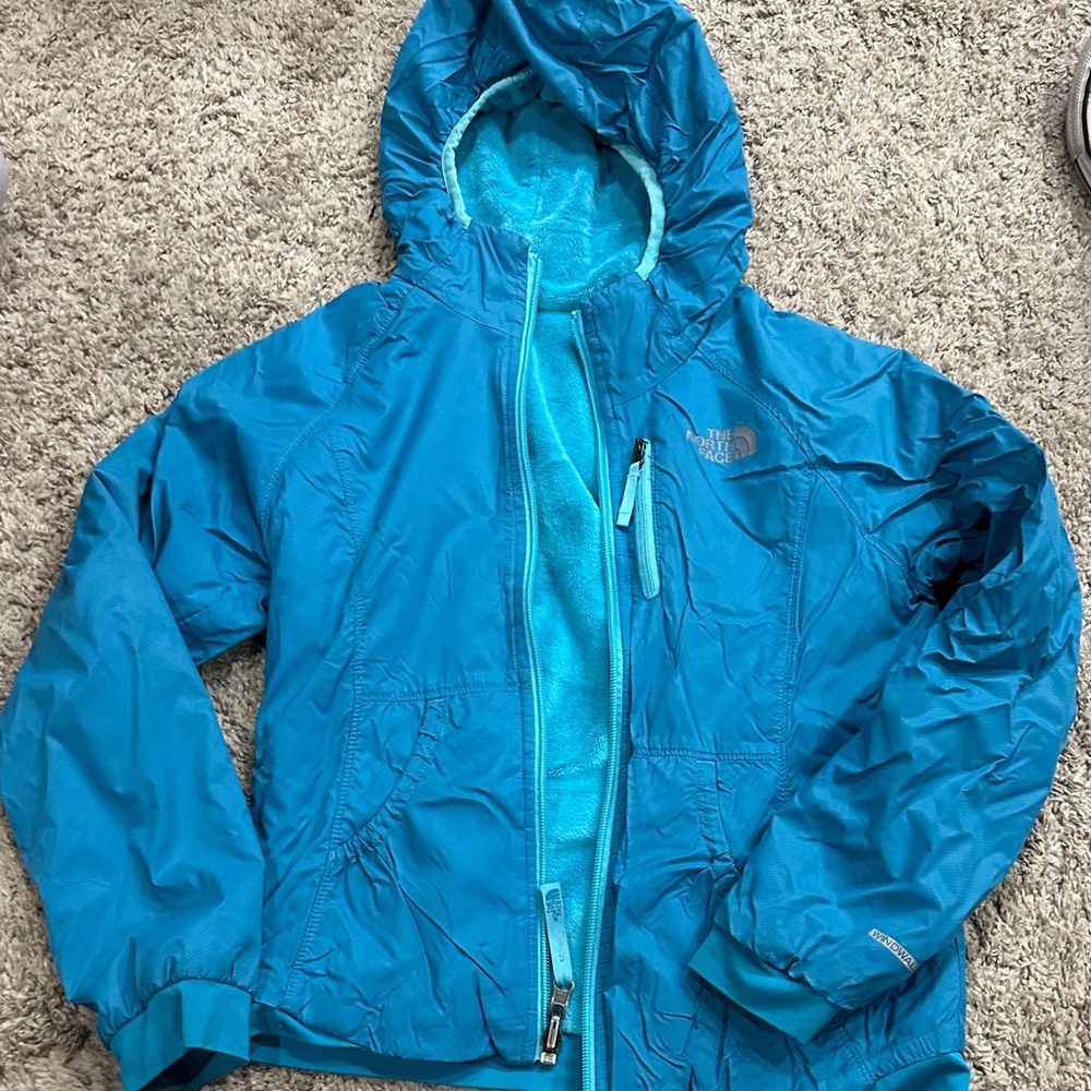 The North Face Teal Hooded Jacket